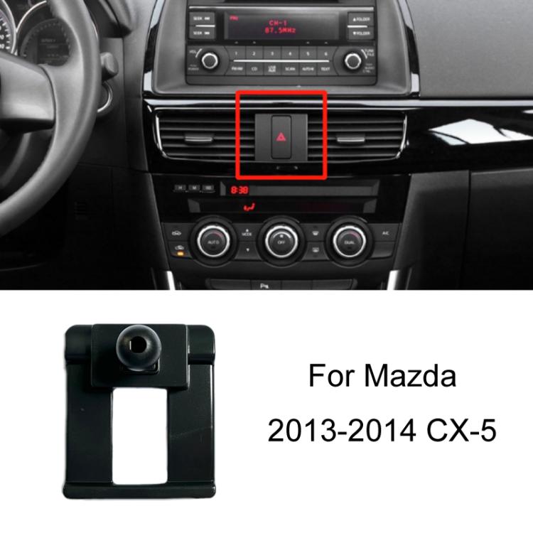 For Mazda Left Driving Car-Mounted Special Mobile Phone Navigation Bracket Base, 04-15 Mazda 6, 09-15 RuiYi, 13-14 CX-5, 14-15 Atenza, 14-19 Axela, 15 CX-5, 16-18 CX-4, 17-19 Atenza, 17-22 CX-5/CX-8, 20-21 Atenza, 20-22 CX-30, 20-22 Axela, 20-23 CX-4  ...