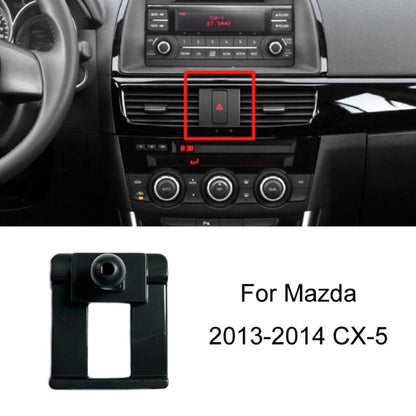 For Mazda Left Driving Car-Mounted Special Mobile Phone Navigation Bracket Base, 04-15 Mazda 6, 09-15 RuiYi, 13-14 CX-5, 14-15 Atenza, 14-19 Axela, 15 CX-5, 16-18 CX-4, 17-19 Atenza, 17-22 CX-5/CX-8, 20-21 Atenza, 20-22 CX-30, 20-22 Axela, 20-23 CX-4  ...