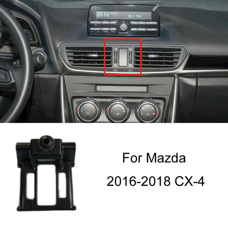 For Mazda Left Driving Car-Mounted Special Mobile Phone Navigation Bracket Base, 04-15 Mazda 6, 09-15 RuiYi, 13-14 CX-5, 14-15 Atenza, 14-19 Axela, 15 CX-5, 16-18 CX-4, 17-19 Atenza, 17-22 CX-5/CX-8, 20-21 Atenza, 20-22 CX-30, 20-22 Axela, 20-23 CX-4  ...