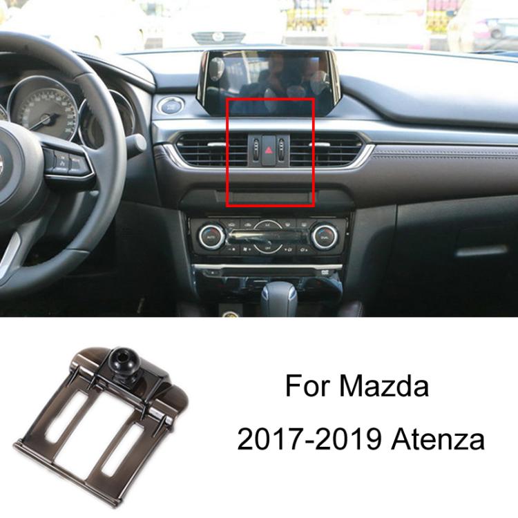 For Mazda Left Driving Car-Mounted Special Mobile Phone Navigation Bracket Base, 04-15 Mazda 6, 09-15 RuiYi, 13-14 CX-5, 14-15 Atenza, 14-19 Axela, 15 CX-5, 16-18 CX-4, 17-19 Atenza, 17-22 CX-5/CX-8, 20-21 Atenza, 20-22 CX-30, 20-22 Axela, 20-23 CX-4  ...