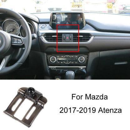 For Mazda Left Driving Car-Mounted Special Mobile Phone Navigation Bracket Base, 04-15 Mazda 6, 09-15 RuiYi, 13-14 CX-5, 14-15 Atenza, 14-19 Axela, 15 CX-5, 16-18 CX-4, 17-19 Atenza, 17-22 CX-5/CX-8, 20-21 Atenza, 20-22 CX-30, 20-22 Axela, 20-23 CX-4  ...