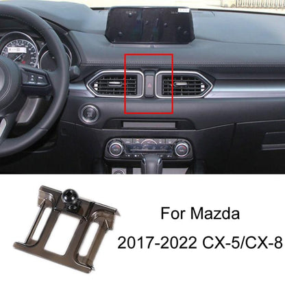 For Mazda Left Driving Car-Mounted Special Mobile Phone Navigation Bracket Base, 04-15 Mazda 6, 09-15 RuiYi, 13-14 CX-5, 14-15 Atenza, 14-19 Axela, 15 CX-5, 16-18 CX-4, 17-19 Atenza, 17-22 CX-5/CX-8, 20-21 Atenza, 20-22 CX-30, 20-22 Axela, 20-23 CX-4  ...