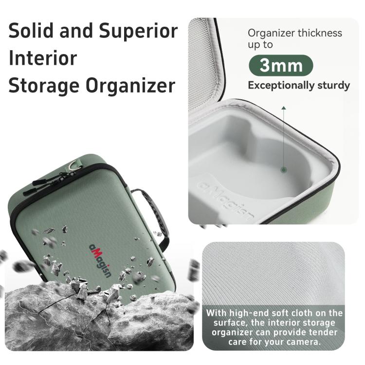 For DJI Flip Drone aMagisn Storage Case Shoulder Bag Compatible with RC 2 or RC-N3 Remote Controller