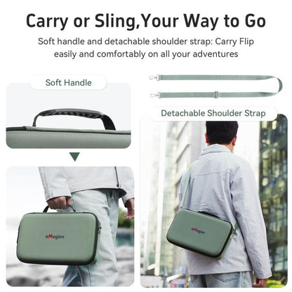 For DJI Flip Drone aMagisn Storage Case Shoulder Bag Compatible with RC 2 or RC-N3 Remote Controller