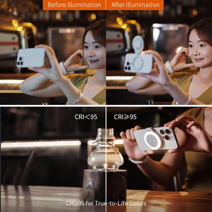 PGYTECH P-PG-012 Cell Phone Magnetic Fill Light MagSafe Live Photo Shooting Photography Lights