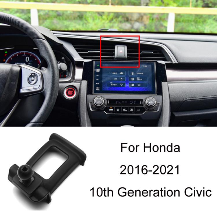 For Honda Left-hand Drive Car-Mounted Mobile Phone Navigation Holder Base, 04-07 Odyssey, 04-07 7th Generation Accord, 06-09 Civic, 07-11 CRV, 08-13 8th Generation Accord/11-12 Crosstour Center Console Knob, 08-13 8th Generation Accord/11-12 Crosstour ...