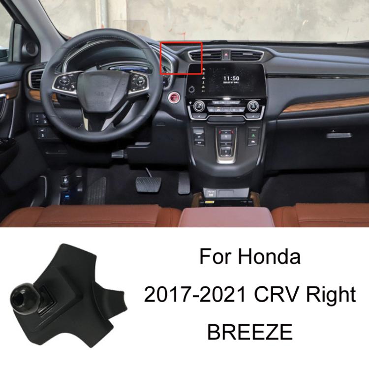 For Honda Left-hand Drive Car-Mounted Mobile Phone Navigation Holder Base, 04-07 Odyssey, 04-07 7th Generation Accord, 06-09 Civic, 07-11 CRV, 08-13 8th Generation Accord/11-12 Crosstour Center Console Knob, 08-13 8th Generation Accord/11-12 Crosstour ...