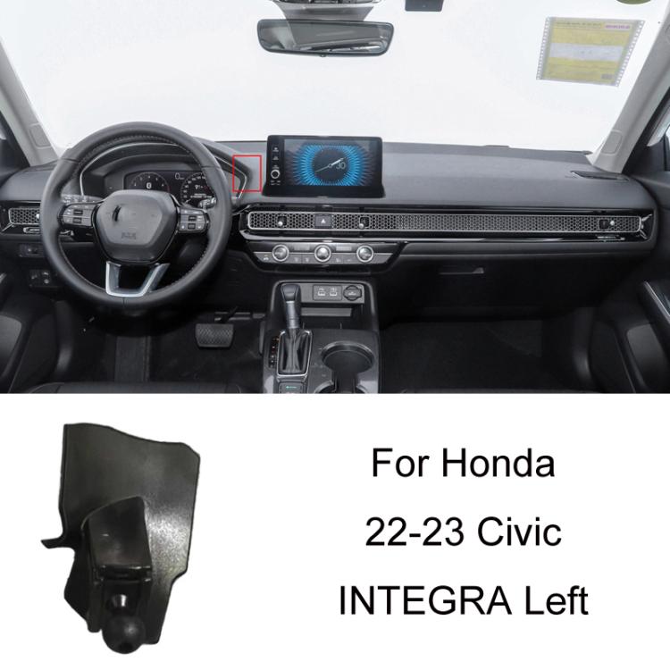 For Honda Left-hand Drive Car-Mounted Mobile Phone Navigation Holder Base, 04-07 Odyssey, 04-07 7th Generation Accord, 06-09 Civic, 07-11 CRV, 08-13 8th Generation Accord/11-12 Crosstour Center Console Knob, 08-13 8th Generation Accord/11-12 Crosstour ...