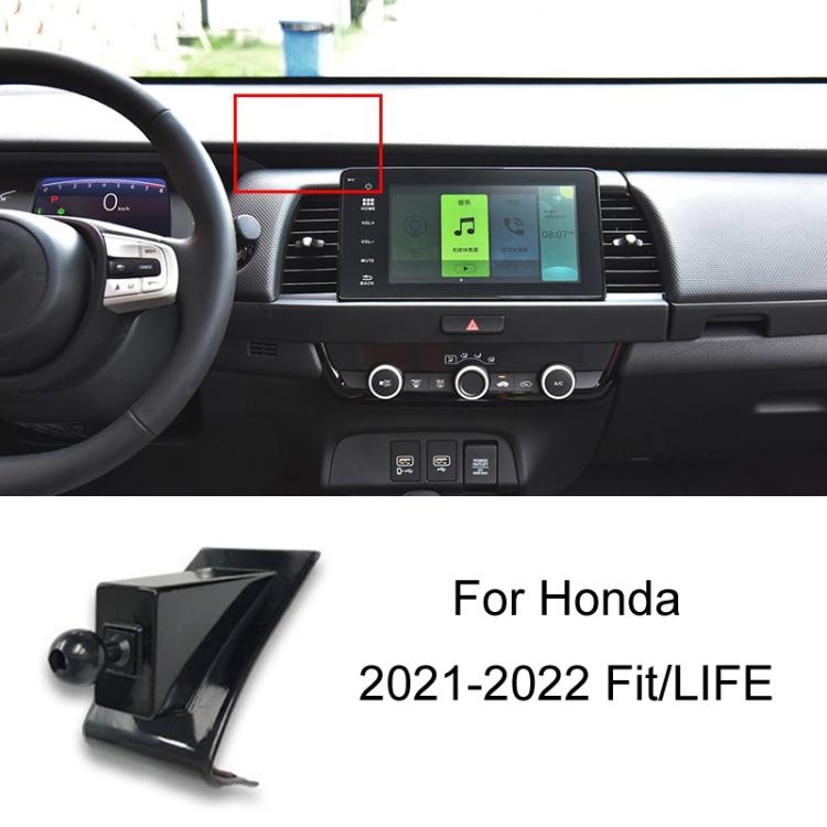 For Honda Left-hand Drive Car-Mounted Mobile Phone Navigation Holder Base, 04-07 Odyssey, 04-07 7th Generation Accord, 06-09 Civic, 07-11 CRV, 08-13 8th Generation Accord/11-12 Crosstour Center Console Knob, 08-13 8th Generation Accord/11-12 Crosstour ...