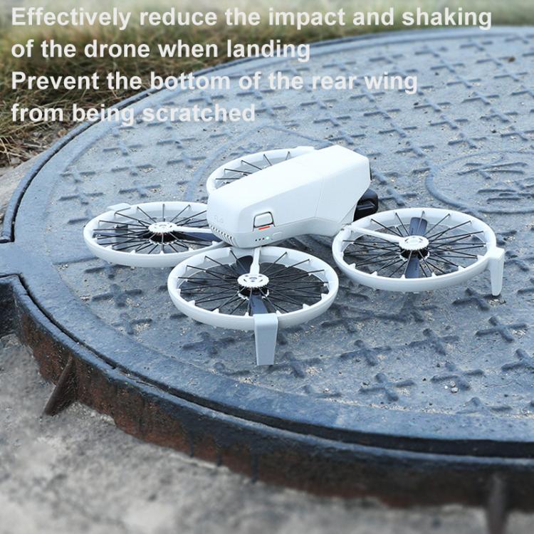 For DJI Flip Drone Landing Gear Height Enhancement Rear Stand Gimbal Protector Bracket Accessories, 1pair Landing Gear