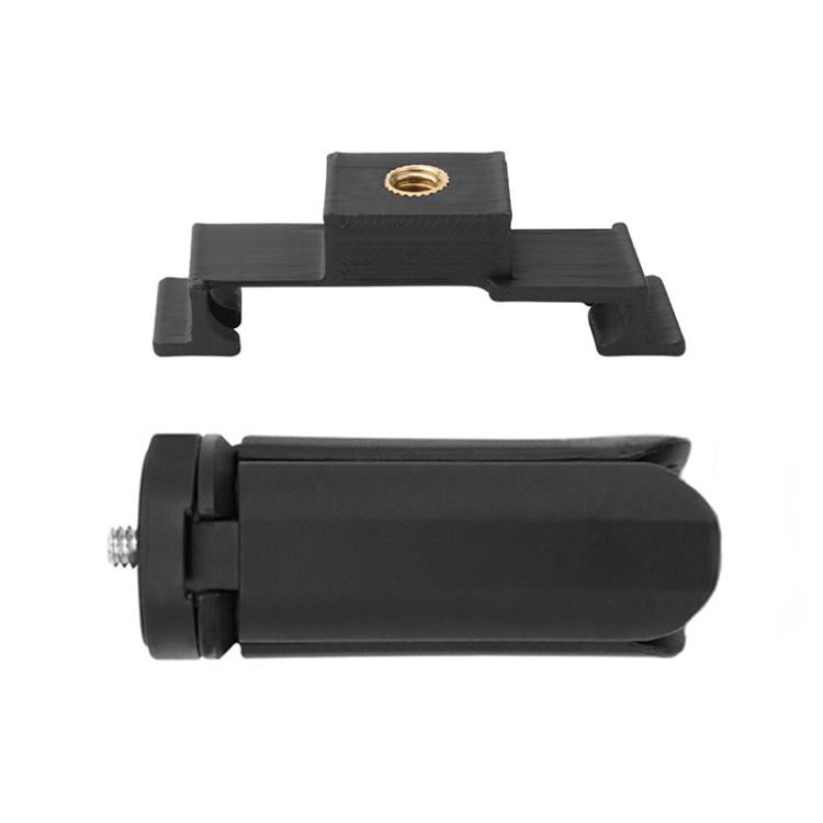 For DJI Flip CQT Drone Adapter Expansion Bracket 1/4 Connector to Tripod Fixed Shooting Accessories, Single Stand, Stand+Mini Tripod, Stand+Metal Tripod