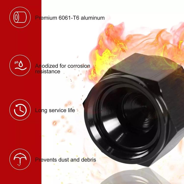 AN4 Oil Pipe Plug Aluminum Alloy Nut Car Modification Adapter, AN4, AN6, AN8, AN10, AN12