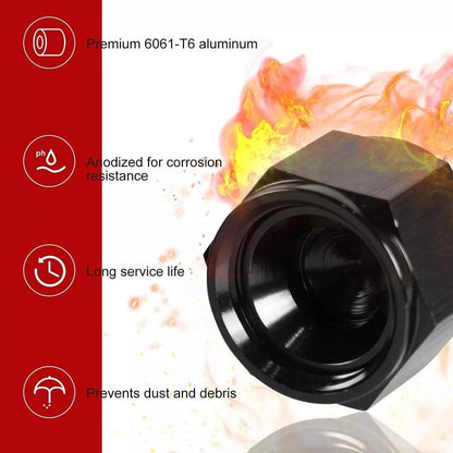 AN4 Oil Pipe Plug Aluminum Alloy Nut Car Modification Adapter, AN4, AN6, AN8, AN10, AN12
