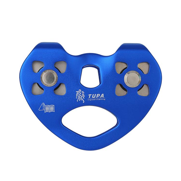 XINDA TP-Q9720 Outdoor Development Jungle Crossing Heart Shape Double Axle Ropeway Pulley