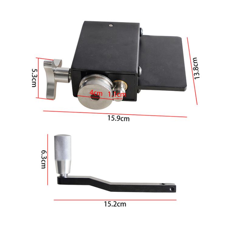Oil Pipe Crimping Tool 5/8 Inch Intercooler Pipe Joint Crimping Machine, Regular Black, Upgraded Black, With Fixing Tool Black