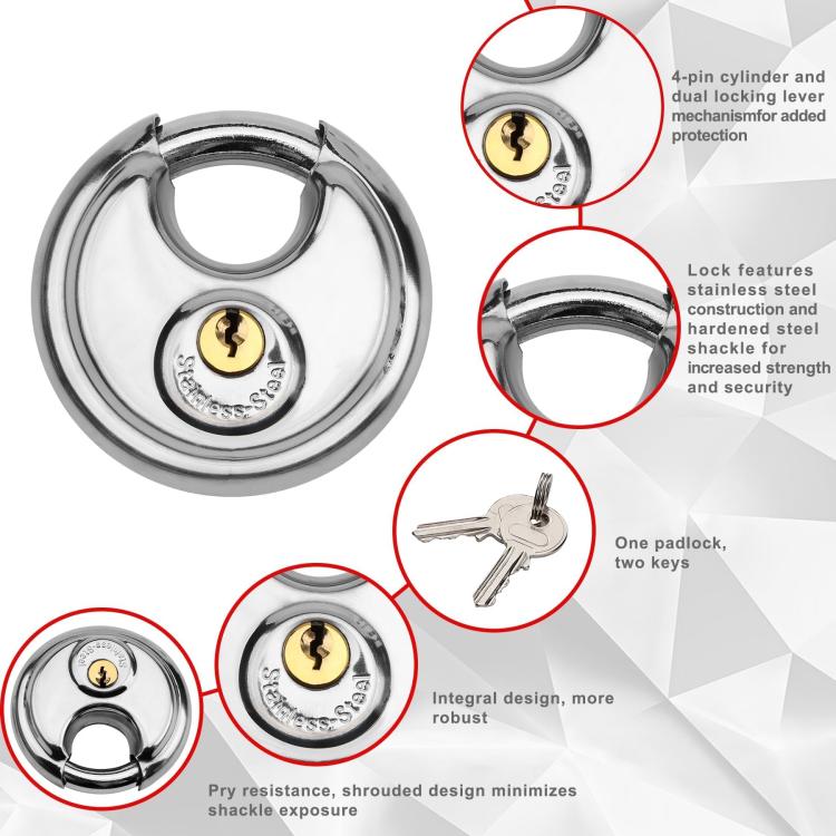 Coupler Gooseneck Hitch Trailer Lock For Heavy Trailer Transporter RV, Black Without Lock, Red Without Lock, Silver Without Lock, Black + Key Lock, Red + Key Lock, Silver + Key Lock, Black + Combination Lock, Red + Combination Lock