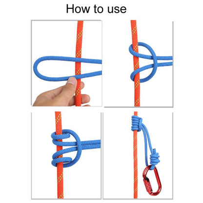 XINDA XD-S9835 120cm Outdoor Mountaineering Climbing Expansion Hiking Wear-Resistant Auxiliary Grab Knot Rope