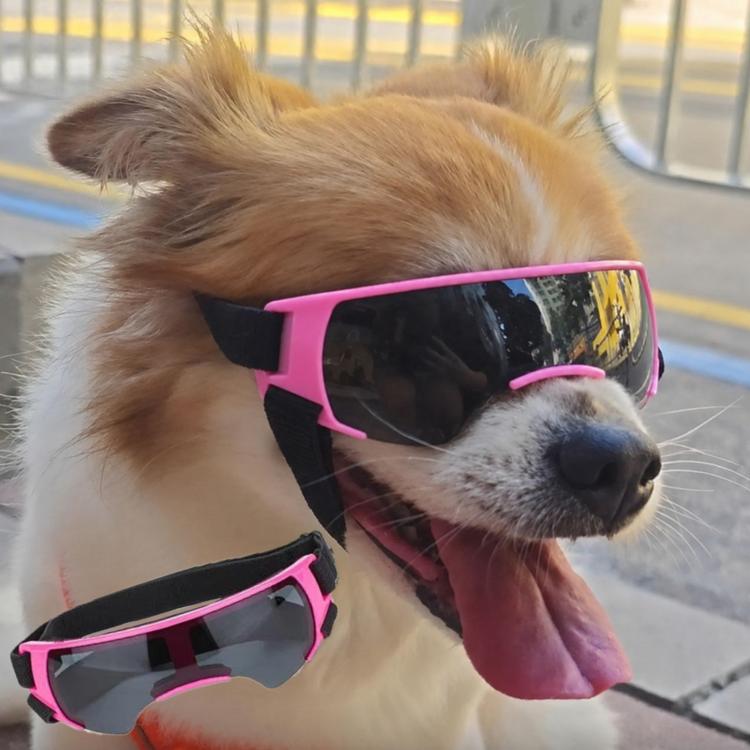 Pet Dog Sunglasses Soft Adjustable Sun Protection Pet Goggles For Small Medium Dogs