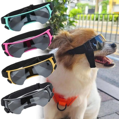 Pet Dog Sunglasses Soft Adjustable Sun Protection Pet Goggles For Small Medium Dogs