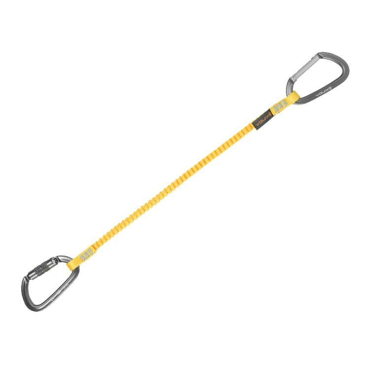 XINDA XD-A9561 Outdoor Mountain Climbing Equipment Anti-Loss Telescopic Buckle Elastic Rope, 2 Automatic Locks, Automatic Lock+Straight Lock, Automatic Lock+Large Ring, Large Ring+Small Ring, DIY Elastic Rope, Automatic Lock+Tie Rope, Tie Rope+Small Ring