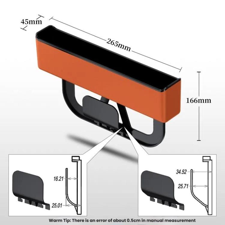 Car Seat Seam Storage Box Universal Car Seam Organizer Auto Accessories