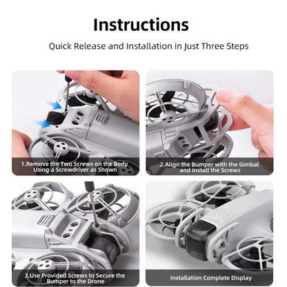 For DJI Neo BRDRC Bumper Gimbal Lens Crash Bar