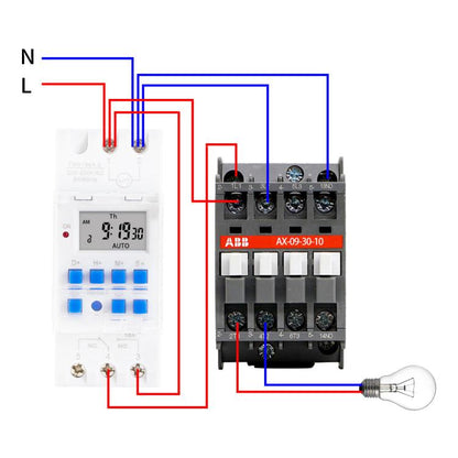 16A  1 Second Interval Programmable Digital Timer Switch 7 Days Auto ON OFF Din Rail Mounted, SINOTIMER TM919sA-2 220VAC, SINOTIMER TM919sA-1 110VAC