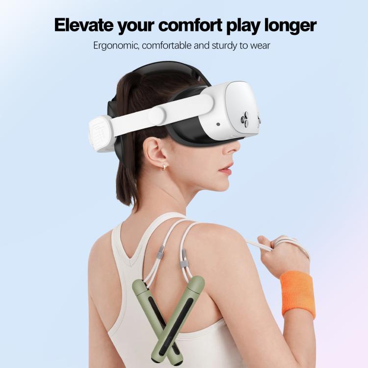 For Meta Quest 3S VR Headset Elite Head Strap Adjustable Comfort Decompression Headband