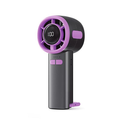 100-speed High Speed Digital Display Fan USB Portable Handheld Small Fan
