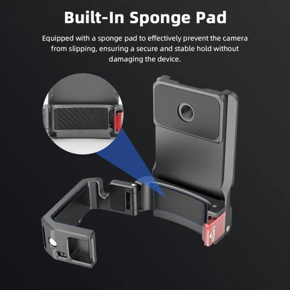 For DJI OSMO Pocket 3 BRDRC PO3005 Multi-functional Magnetic Base Expansion Back Clip Holder Adapter Bezel Accessory, For DJI OSMO Pocket 3 Tarnish