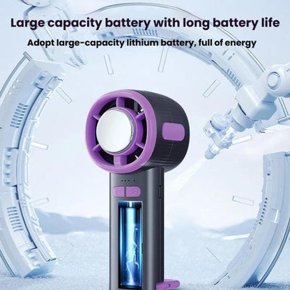 3-speed High Speed Digital Display Semiconductor Cooling Fan USB Portable Handheld Small Fan
