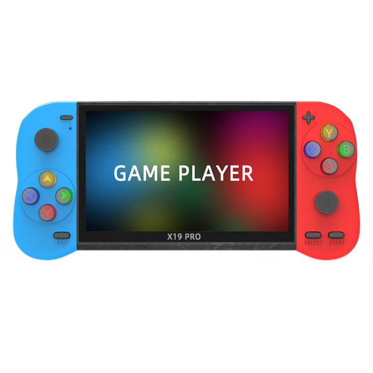 X19 Pro 5.1-inch Screen Handheld Game Console Supports AV TV Output With 8G Memory Card
