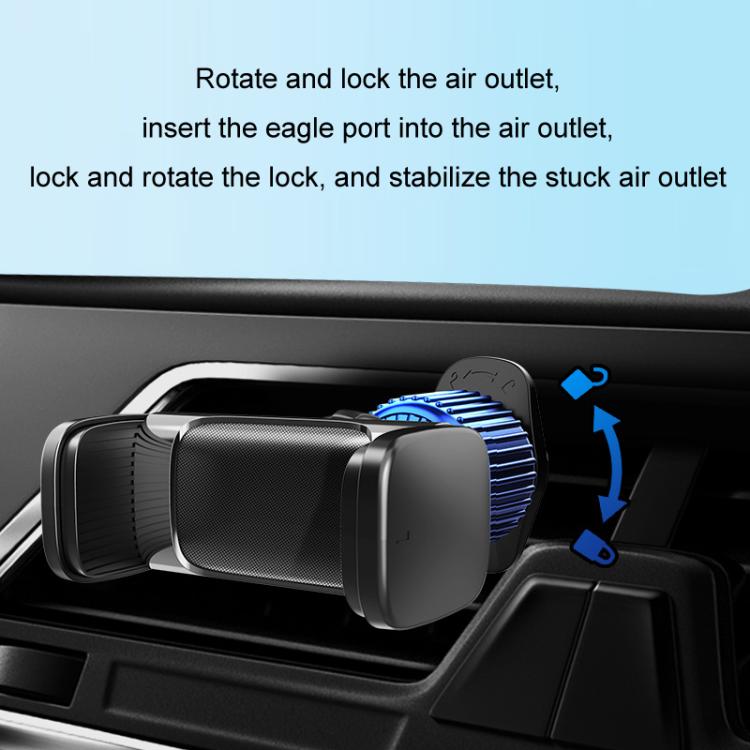 Car Air Conditioning Outlet Navigation Rotating Phone Holder