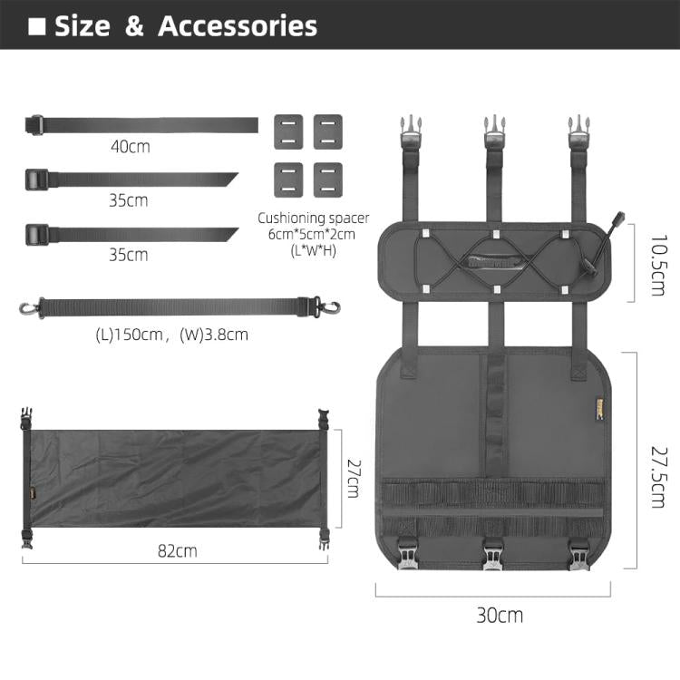 Rhinowalk RK9300 Large-capacity Waterproof Outdoor Cycling Front Bag Bicycle Hanging Bag