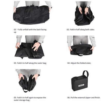 Rhinowalk RF203BK 20-inch Folding Bicycle Waterproof Storage Bag Bicycle Handbag, RF203BK