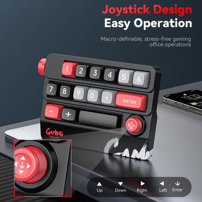 MKESPN RGB Hot Swap Wired Mechanical Keyboard Rocker Knob Programming Macro Custom Gaming Keyboard