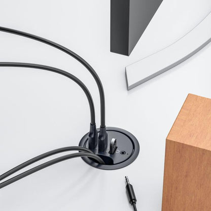 Desk Grommet Splitter HUB Dock Station, Cable Length 1.2m, 4 x USB3.0, 3 x USB3.0+TF+SD, 3xUSB3.0+3.5mm, 2xUSB3.0+USB-C+3.5mm, 2xUSB3.0+USB-C+SD/MMC