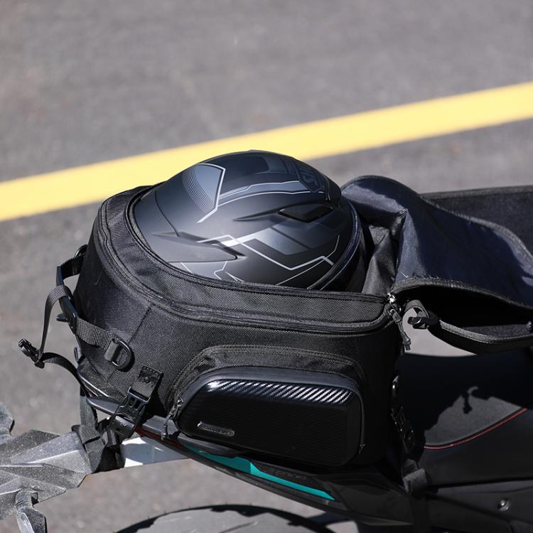 Rhinowalk MT2335 23L-35L Expandable Large-capacity EVA Hard Shell Motorcycle Tail Bag