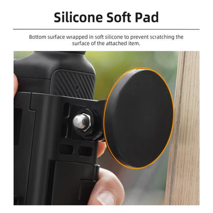 For DJI Osmo Pocket 3 Flymile Magnetic Bracket Fixed Base Back Clip Adapter Bezel Accessories, 4pcs /Set, 6pcs /Set