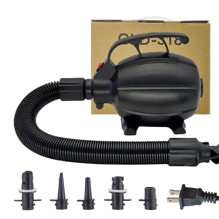 GLD-318 High Power 600W Electrical Inflatable Pump Tent Yoga Mat Inflator, US Plug