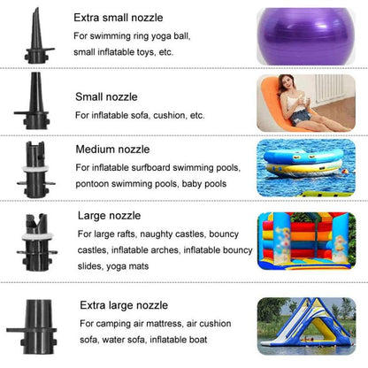 GLD-318 High Power 600W Electrical Inflatable Pump Tent Yoga Mat Inflator, US Plug