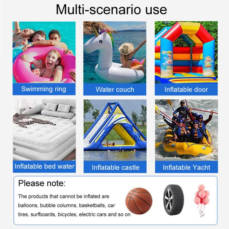 GLD-318 High Power 600W Electrical Inflatable Pump Tent Yoga Mat Inflator, US Plug