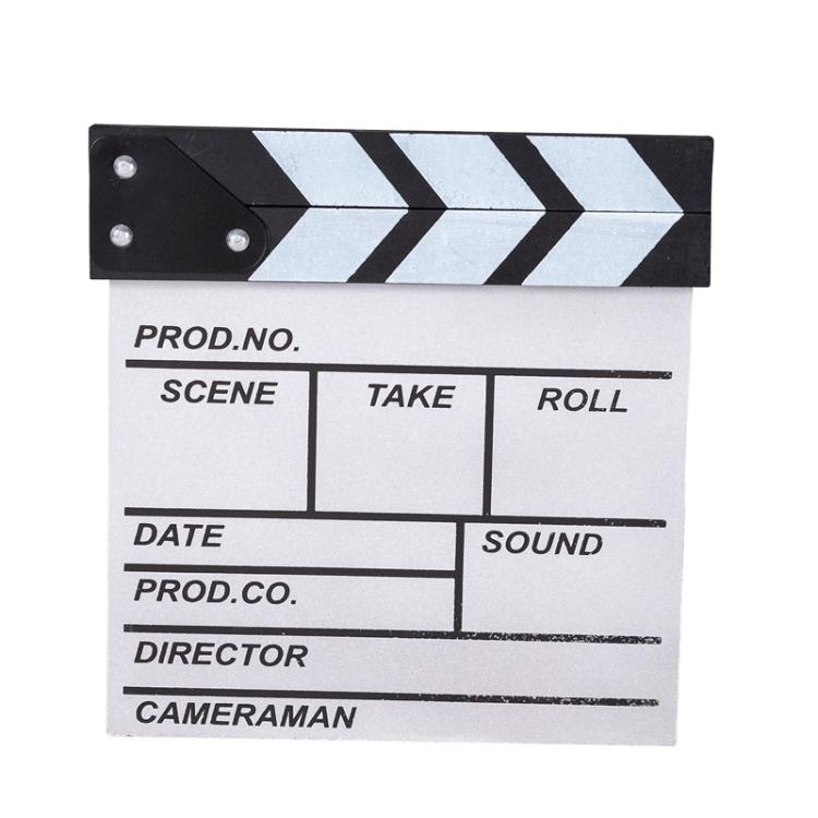Wooden Director Board Shooting Video Movie City Scene Record Board Photography Props, Large Red, Small P Black, Small P White, Small U Black, With Chinese Small White, With Chinese Small Black, Large U Black, Large P Black, Large U White...