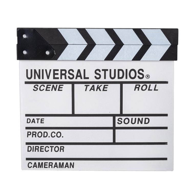 Wooden Director Board Shooting Video Movie City Scene Record Board Photography Props, Large Red, Small P Black, Small P White, Small U Black, With Chinese Small White, With Chinese Small Black, Large U Black, Large P Black, Large U White...