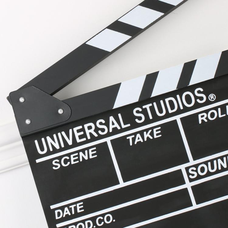 Wooden Director Board Shooting Video Movie City Scene Record Board Photography Props, Large Red, Small P Black, Small P White, Small U Black, With Chinese Small White, With Chinese Small Black, Large U Black, Large P Black, Large U White...