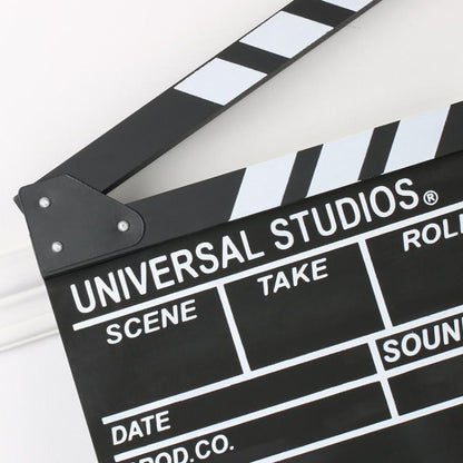 Wooden Director Board Shooting Video Movie City Scene Record Board Photography Props, Large Red, Small P Black, Small P White, Small U Black, With Chinese Small White, With Chinese Small Black, Large U Black, Large P Black, Large U White...