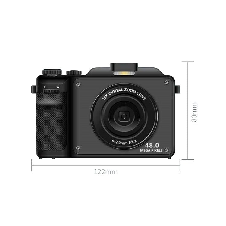 FSD-X9 3.0-Inch 4K HD 18X Zoom Selfie WIFI Electronic Image Stabilization Digital Camera, FSD-X9 (Black)