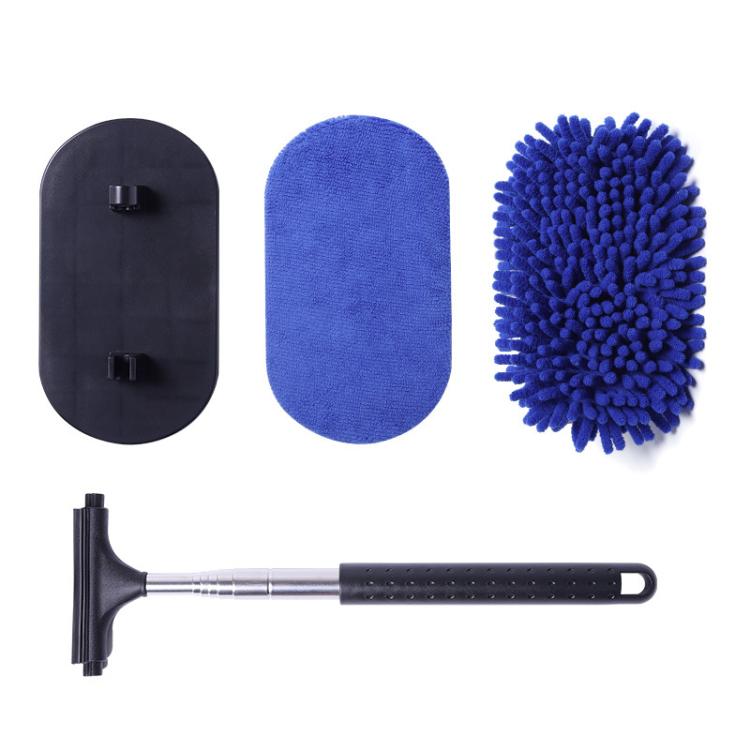 Retractable Windshield Cleaning Brush Scrubbing And Defogging 3 In 1 Car Wash Kit