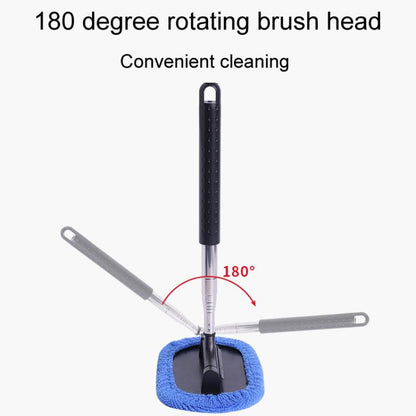 Retractable Windshield Cleaning Brush Scrubbing And Defogging 3 In 1 Car Wash Kit