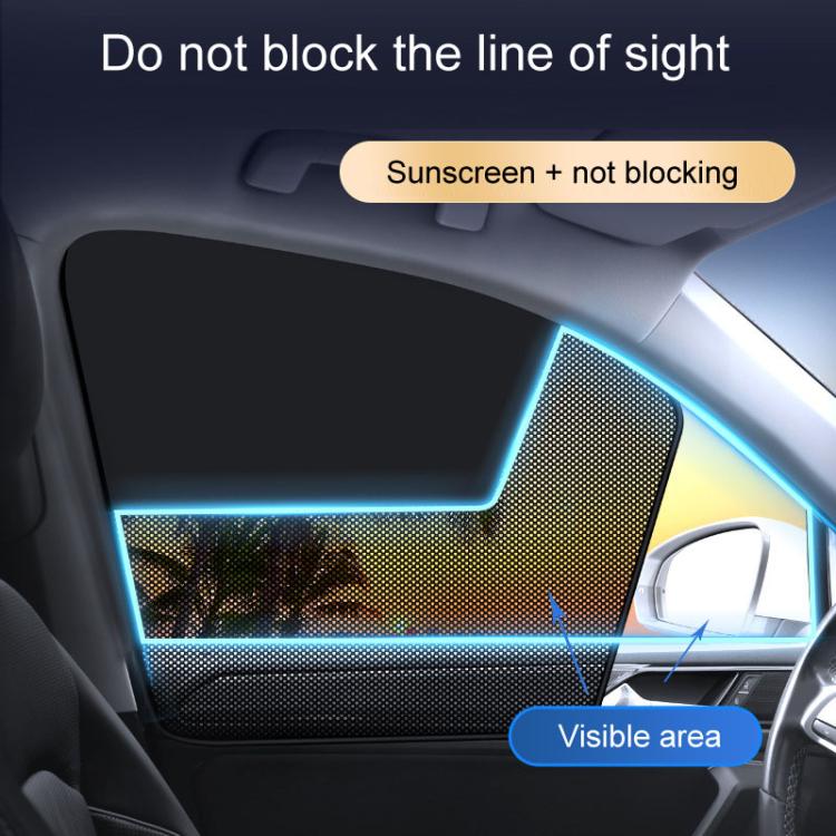 Universal Magnetic Car Sunshade Double Splicing Design Breathable Car Curtains, Vertical Splicing Driver, Vertical Splicing Passenger, Vertical Splicing Left Rear, Vertical Splicing Right Rear, Horizontal Splicing Driver, Horizontal Splicing Passenger